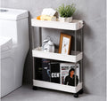 CARLA HOME Slim 3-Tier Storage Cart Organiser with Wheels