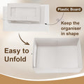 CARLA HOME Closet Storage Bins – 6 Pack with Clear Window
