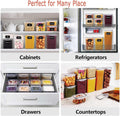 CARLA HOME Airtight Food Storage Containers – 8 Piece Set with Lids & Labels