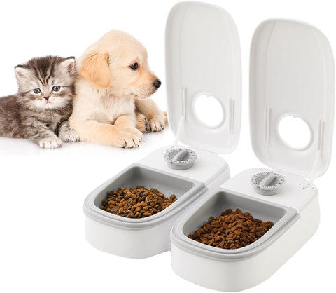 CARLA HOME 2 Meal Automatic Pet Feeder with 48H Timer - 700ml