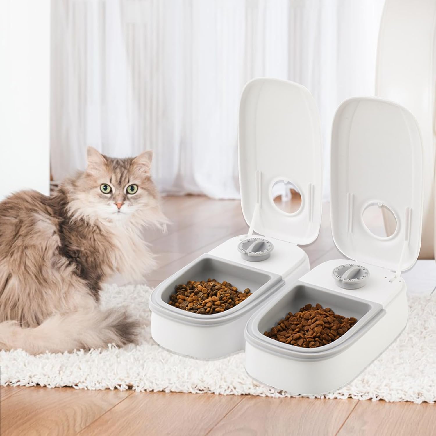 CARLA HOME 2 Meal Automatic Pet Feeder with 48H Timer - 700ml