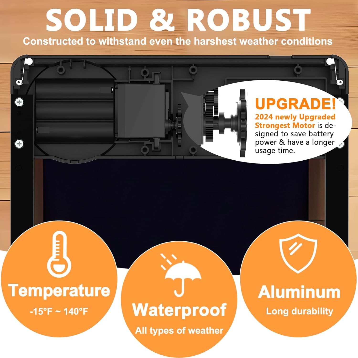 CARLA HOME Automatic Chicken Coop Door Opener – Timer & Anti-Pinch Protection