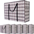 CARLA HOME Large Moving Storage Bags – 6 Pack, 80 x 55 x 25cm with Zippers