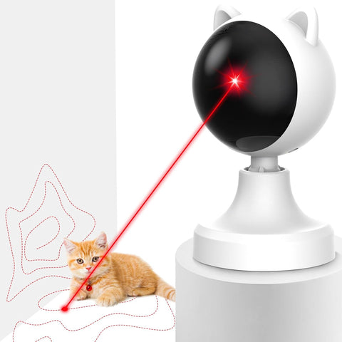 CARLA HOME Interactive Laser Cat Toy with Adjustable Angle & 2 Speeds