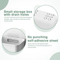 CARLA HOME 4-Pack Self-Adhesive Wall Storage Boxes