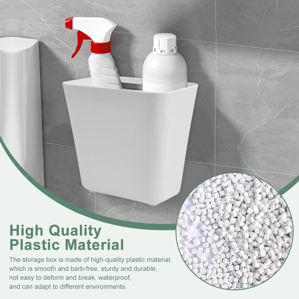 CARLA HOME 4-Pack Self-Adhesive Wall Storage Boxes