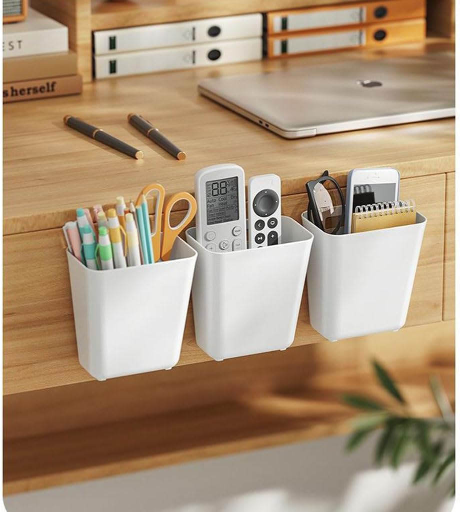CARLA HOME 4-Pack Self-Adhesive Wall Storage Boxes