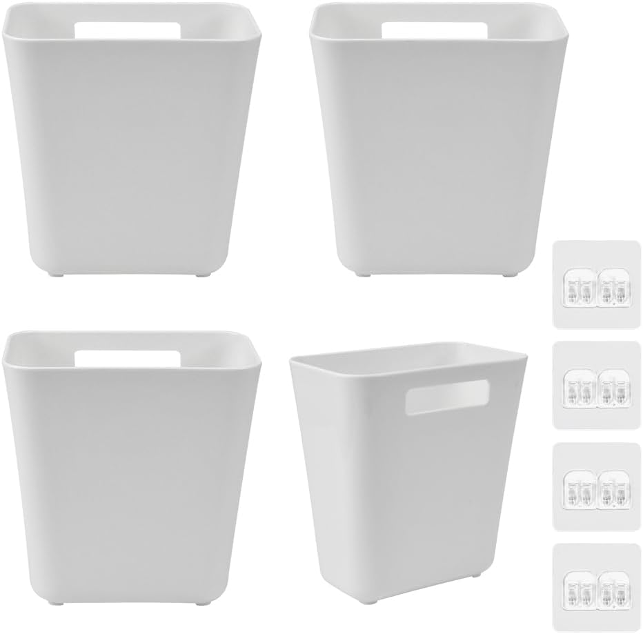 CARLA HOME 4-Pack Self-Adhesive Wall Storage Boxes