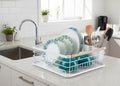 CARLA HOME Dish Drying Rack – Wooden Handles with Drainboard