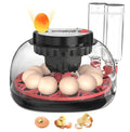 CARLA HOME Automatic Egg Incubator with LED Display & Candler - 12 Egg