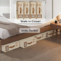 CARLA HOME Bed Sheet Organiser Set – Beige 8 Pack with Handle & Window