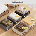 CARLA HOME Bed Sheet Organiser Set – Beige 8 Pack with Handle & Window