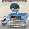 CARLA HOME Automatic Egg Incubator with LED Display & Candler - 128 Egg