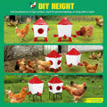 CARLA HOME Chicken Feeder & Waterer Set 8KG Food 8L Water