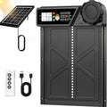 CARLA HOME Solar Automatic Chicken Coop Door with Remote & LED Screen