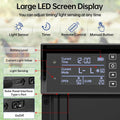 CARLA HOME Solar Automatic Chicken Coop Door with 4 Modes & Anti-Pinch