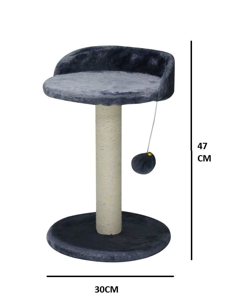 CARLA HOME Cat Tree Tower with Plush Perch & Sisal Scratching Post