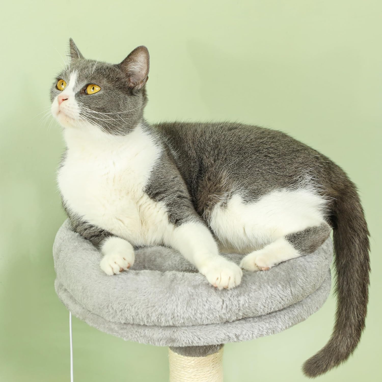 CARLA HOME Large Cat Tree Tower with Condo & Sisal Scratching Posts