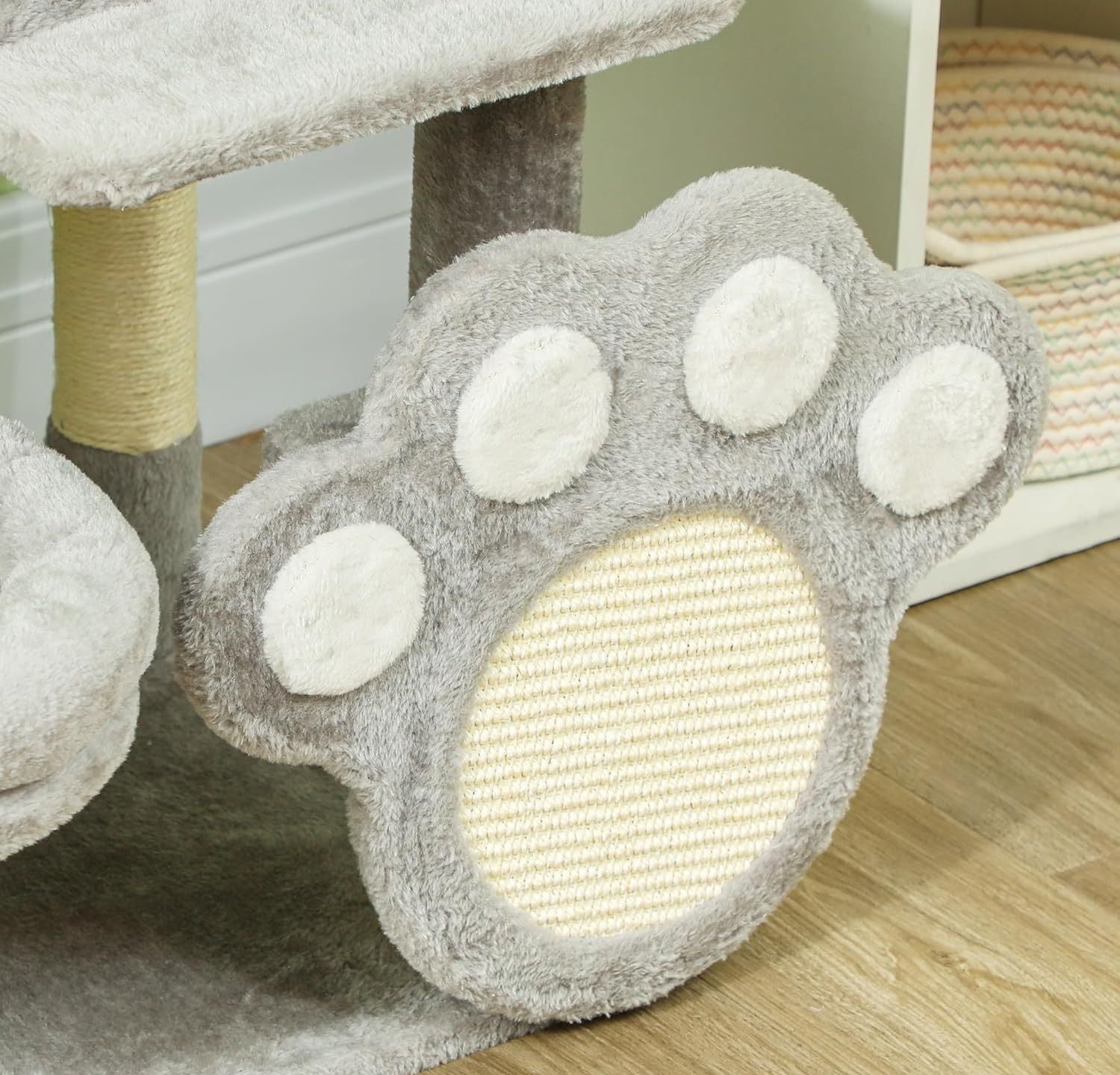 CARLA HOME Large Cat Tree Tower with Condo & Sisal Scratching Posts