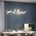 Premium Modern 75W LED Smart Chandelier - Gold