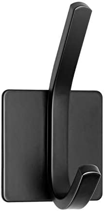 4 Pack Strong Self Adhesive Hooks, Heavy Duty Stainless Steel, 15LB Capacity, 8x5x4 cm