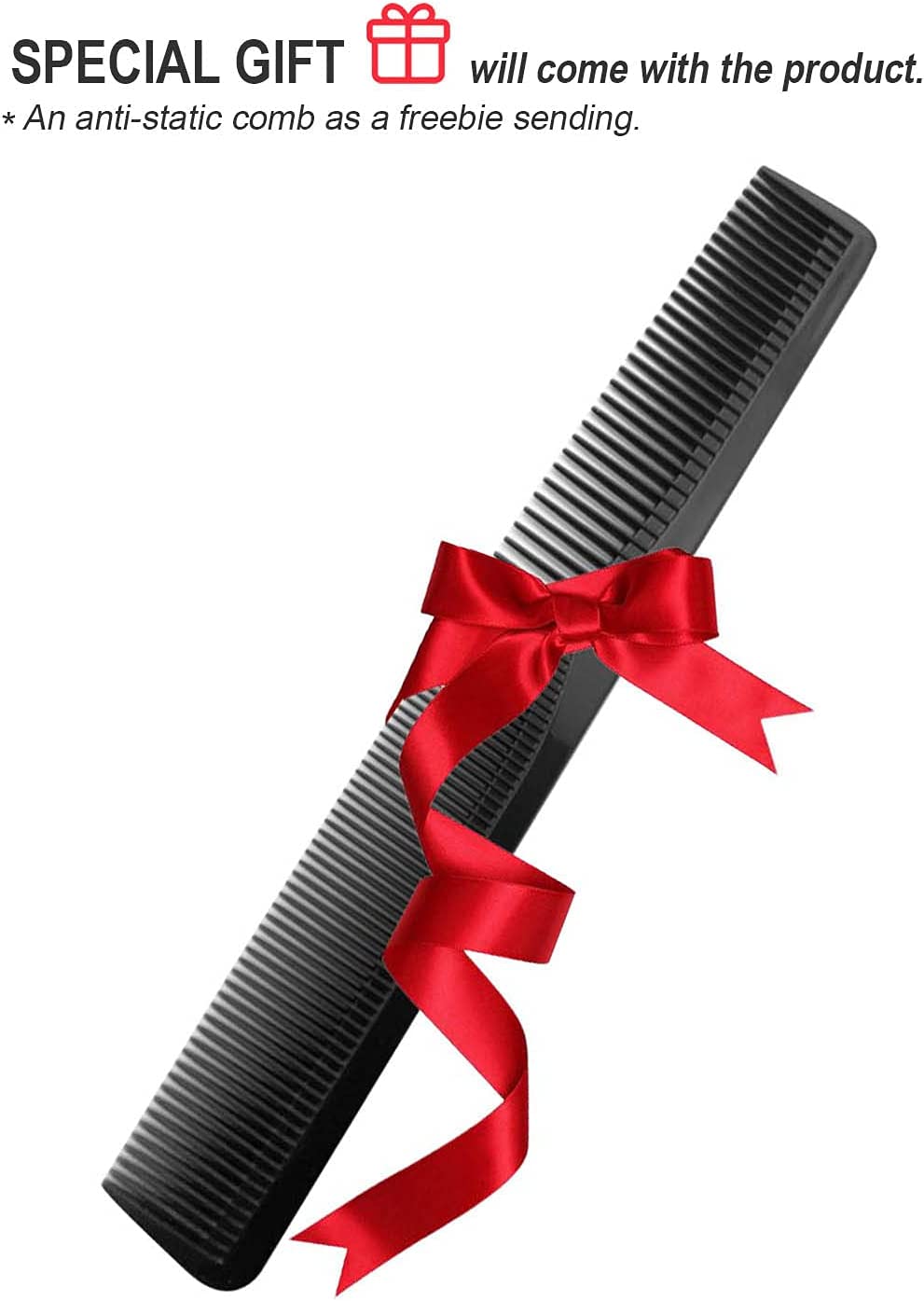 Premium Extra Large Black Handheld Mirror with Handle 31.5x23cm HD Reflection