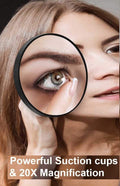20X Magnifying Mirror and Eyebrow Tweezers Kit for Travel - SuperSaverAU - view 1
