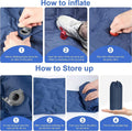 Premium Inflatable Camping Sleeping Pad with Pillow