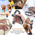 Premium Adjustable Hand Gripper Workout Kit with Counter - 5 Pack
