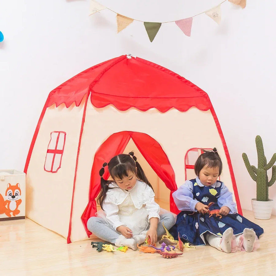 130CM Baby Castle Tent for Kids Play House - SuperSaverAU - view 1