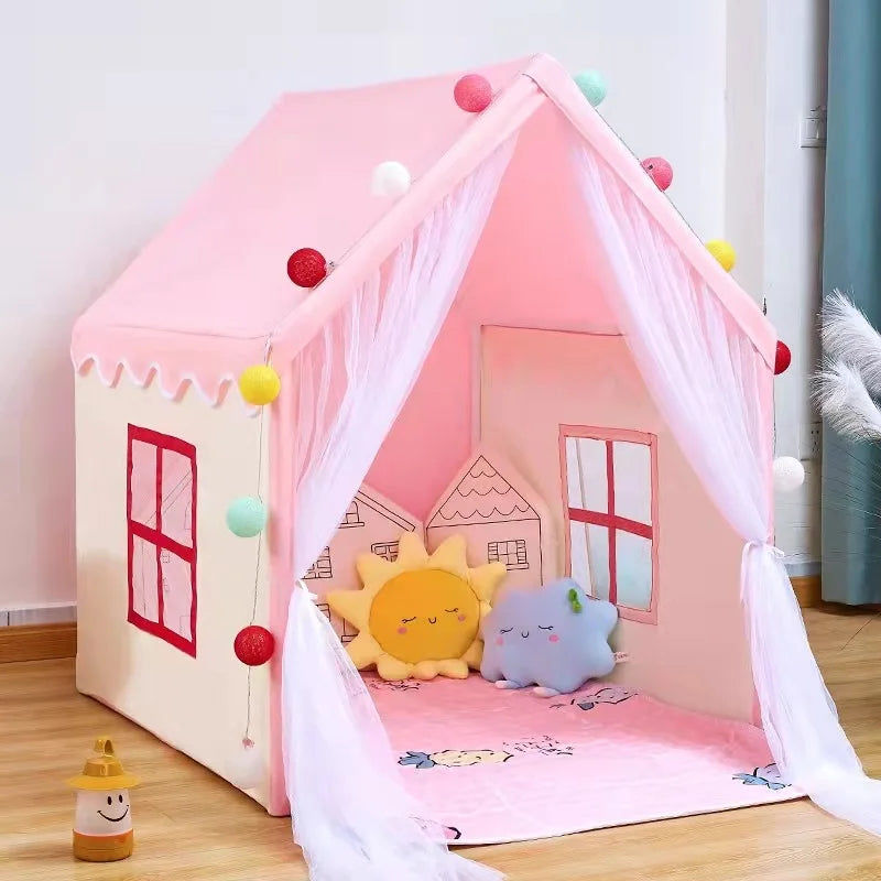 Pink Indoor & Outdoor Baby Tent for Girls Playtime - SuperSaverAU - view 2