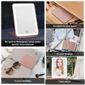 LED Travel Makeup Mirror 3 Light Modes USB Powered, Portable Design, 0.343 kg - SuperSaverAU - view 6