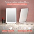LED Travel Makeup Mirror 3 Light Modes USB, Portable, Durable, 0.343 kg - SuperSaverAU - view 2