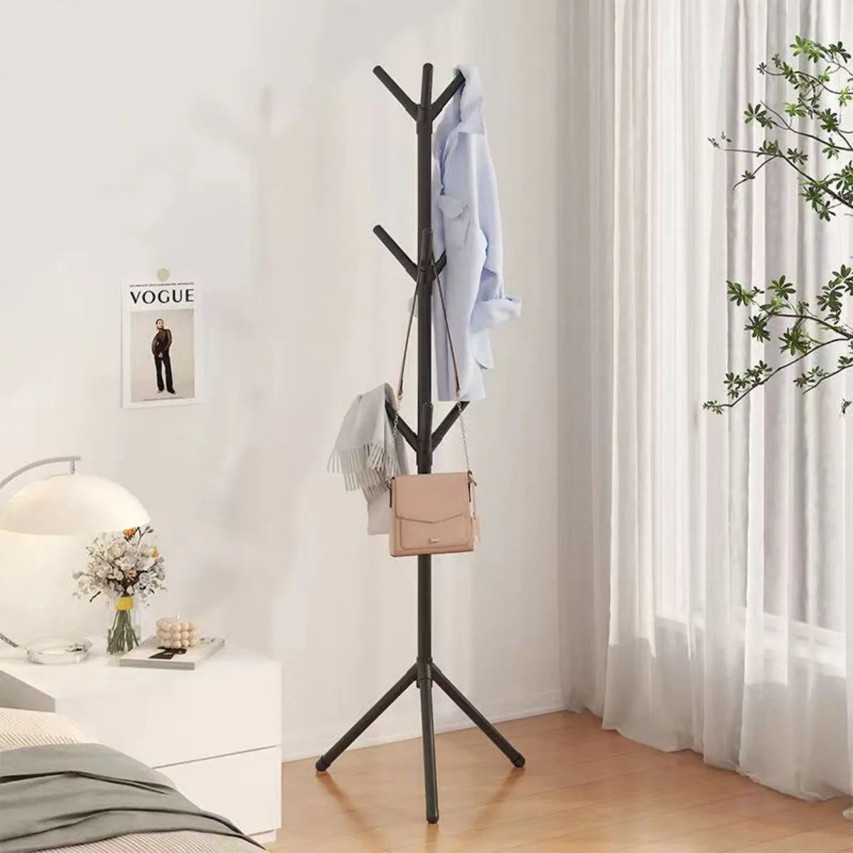 Floor-to-Floor Clothes and Hats Rack Holder - Versatile, Durable, Easy Assembly, 0.719 kg - SuperSaverAU - view 1