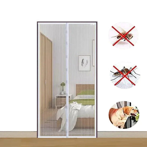 Magnetic Mosquito Net Door Screen 110x210cm - Easy Install, Durable, Bug-Free - SuperSaverAU - view 2