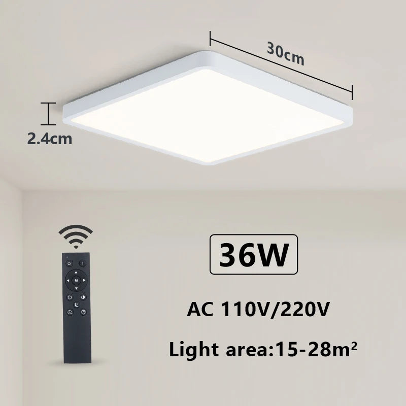 Smart LED Ceiling Lamp Voice Control Alexa - SuperSaverAU - view 1