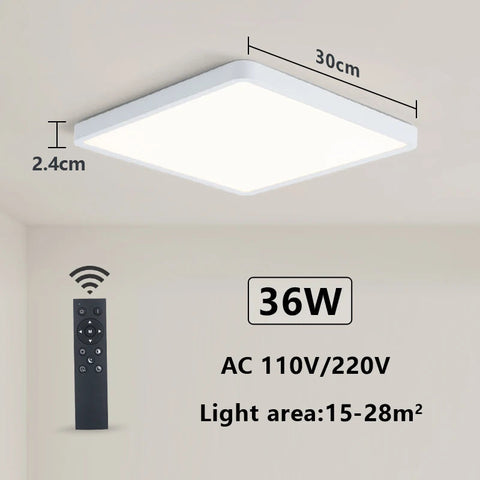 Smart LED Ceiling Lamp Voice Control Alexa - SuperSaverAU - view 1