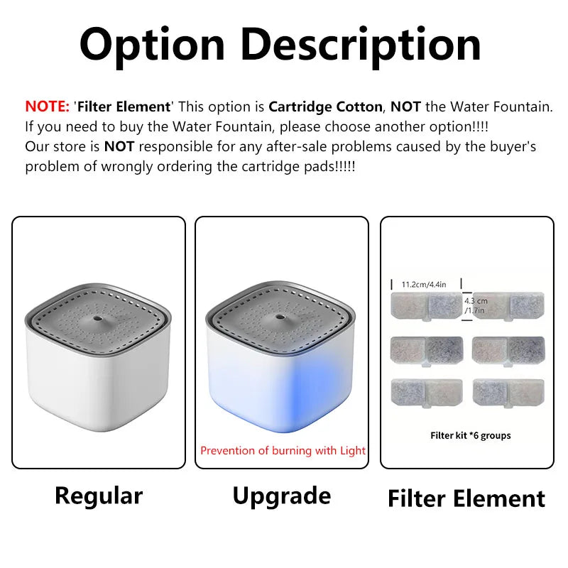 3L Cat Water Fountain USB Powered with Efficient Filtration System - SuperSaverAU - view 1