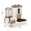 2-in-1 Automatic Cat Food & Water Dispenser - 0.591 kg, Dual-function Design - SuperSaverAU - view 1