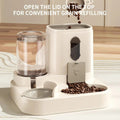 2-in-1 Automatic Cat Food & Water Dispenser - 0.591 kg, Dual-function Design - SuperSaverAU - view 5