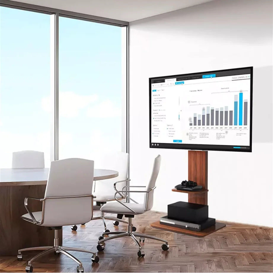 Adjustable Wood TV Stand for 32-65 Inch LCD LED TVs - SuperSaverAU - view 3