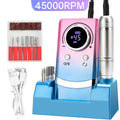 Professional Electric Nail Drill Kit 45000RPM with Attachments - SuperSaverAU - view 1