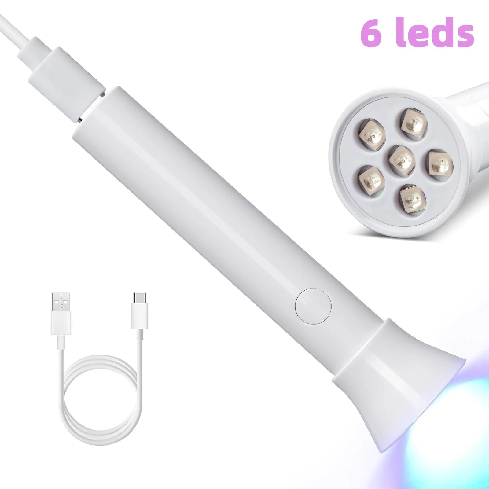 Lightweight UV LED Nail Dryer Lamp - Quick Gel Curing - SuperSaverAU - view 7