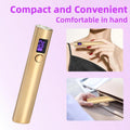 Gold Mini UV LED Nail Dryer Lamp - Compact USB Rechargeable - SuperSaverAU - view 6