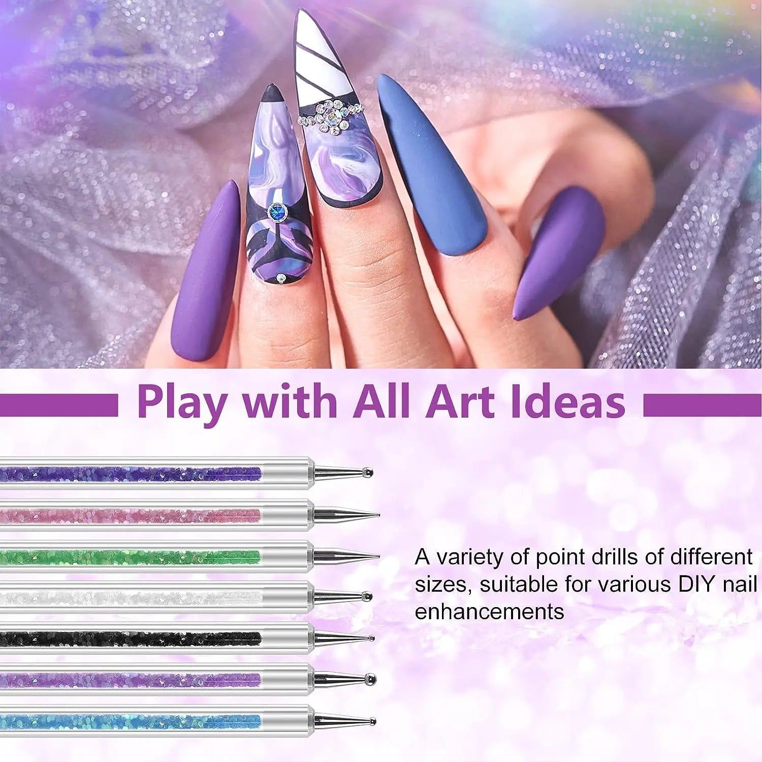31-Piece Nail Art Brushes and Dotting Tools Set - SuperSaverAU - view 3