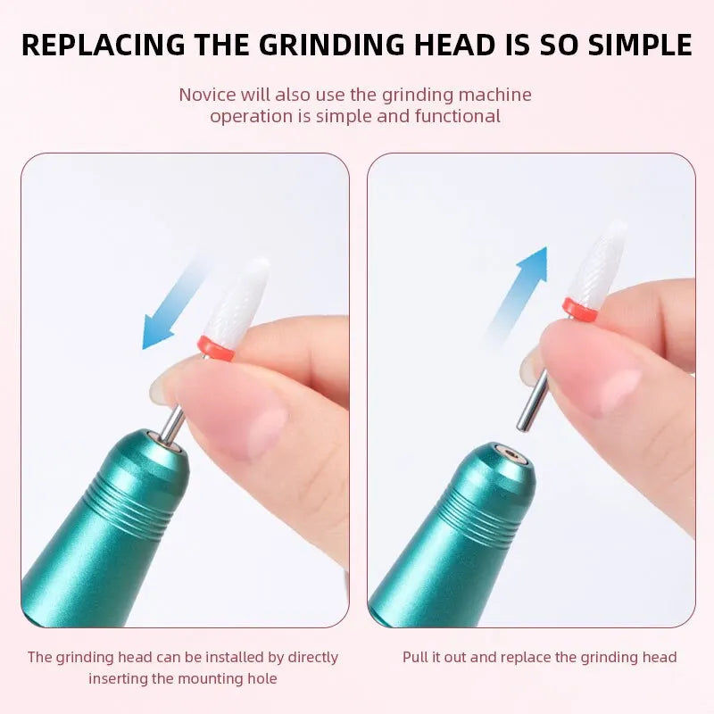 Wireless Nail Drill Pen 35000RPM USB Rechargeable - SuperSaverAU - view 2