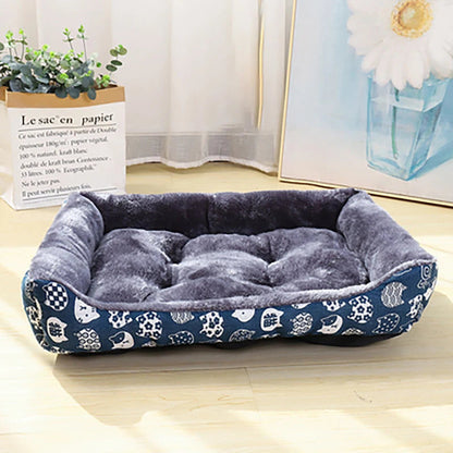 XL Blue Pet Dog Bed Sofa Mat - Breathable, Health-Conscious, Easy Maintenance