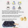 XL Blue Pet Dog Bed Sofa Mat - Breathable, Health-Conscious, Easy Maintenance - SuperSaverAU - view 6