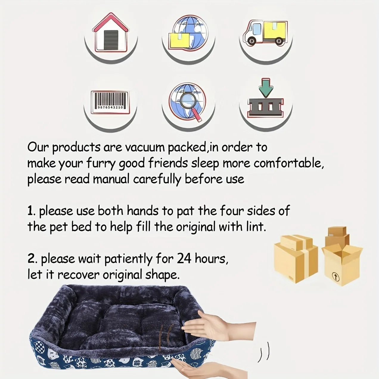 XXL Blue Pet Dog Bed Sofa Mat - Breathable, Health-Conscious, Easy to Maintain - SuperSaverAU - view 6