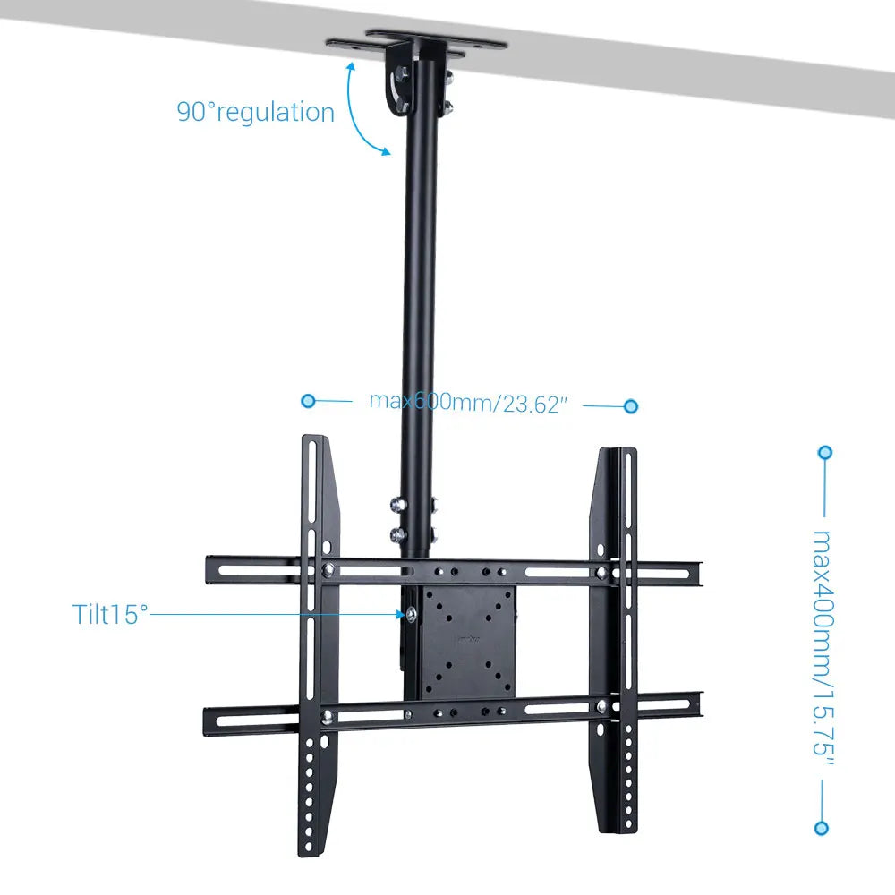 Adjustable Ceiling TV Mount for 26-65 Inch LCD LED Screens - SuperSaverAU - view 5